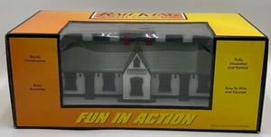 30-9087 MTH Railking Country Passenger Station O Scale w/Interior Lighting - Picture 1 of 5