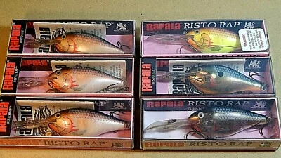 Lote de 6 Rapala Risto Rap RR-7 (16 g/7 cm)--NUEVO EN STOCK Foto 1 de 4