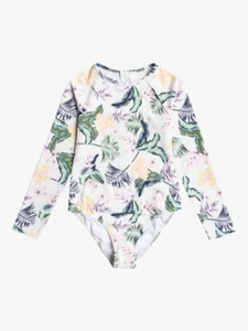 Roxy L33542 Kids Multi Floral Lovely Senorita One-Piece Swimsuit Size 14/XL - Picture 1 of 4