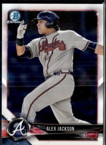 2018 Bowman Chrome Alex Jackson Atlanta Braves #BCP9 2 Card Lot - Picture 1 of 2