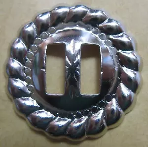 SET á 10 x Conchos Conchas Biker Western Nieten 32mm si - Bild 1 von 1