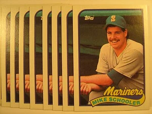 (Paquete de 10 cartas) 1989 Topps #199 Mike Schooler Mariners [Y117] - Imagen 1 de 2