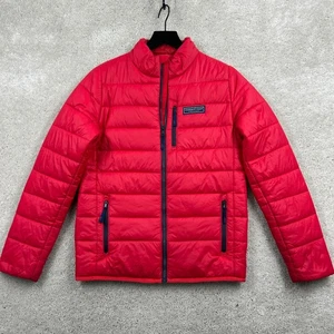 Vineyard Vines gefütterter Mantel Jungen Größe Large rot Performance isoliert durchgehender Reißverschluss - Bild 1 von 10