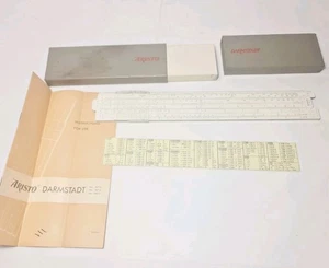 Vintage Aristo Darmstadt Slide Rule with User manual in Original Case 1959 - Picture 1 of 21