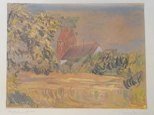 KEITUM, Sylt. Pastellgemälde von Nelly Meins, signiert 1982 - Picture 1 of 2