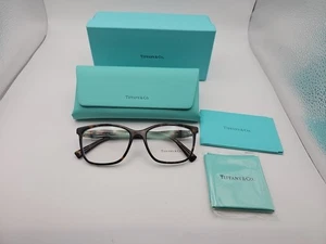 Tiffany & Co. TF 2175 8134 Havanna & Tiffany Blau Kunststoff Eckig Brille 54mm - Bild 1 von 5