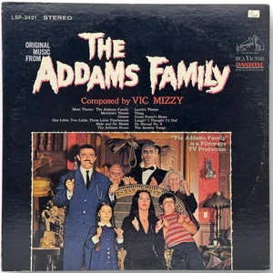 The Adams Family 1986 TV Series Original Music - LP Vinyl Record - NM/VG+ - Picture 1 of 3