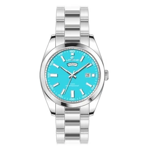 Lorenz Day-Date - Herrenuhr Stahl Himmelszifferblatt (26208EE) - Bild 1 von 3