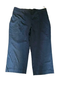 NEW Catherines Pants Refined Pull-on Elastic Grey Women's Size 3XWP Straight Leg - Picture 1 of 4
