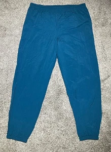 Vintage Sweatpants Y2K 90s Cheetah Mervyn's USA Turquoise Unisex XL High Rise - Picture 1 of 5
