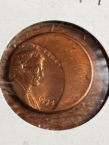 1994 ERROR OFF CENTER CENT - Picture 1 of 2
