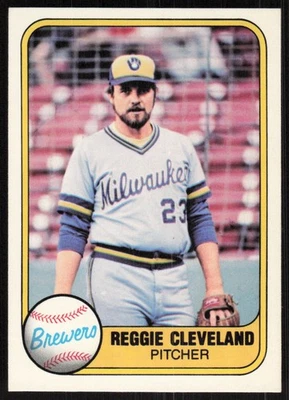 1981 Fleer #523 Reggie Cleveland - Image 1 of 2