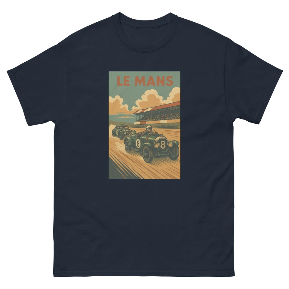 Camiseta Vintage Racing Bentley - Camiseta Retro Estilo Le Mans Clásico Coche Gráfico Foto 1 de 1