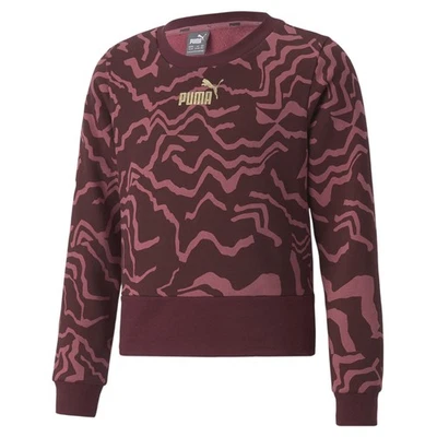 Sudadera PUMA Alpha Estampado Gráfico Cuello Redondo Jóvenes Niñas Talla 4T 67022545 Foto 1 de 2