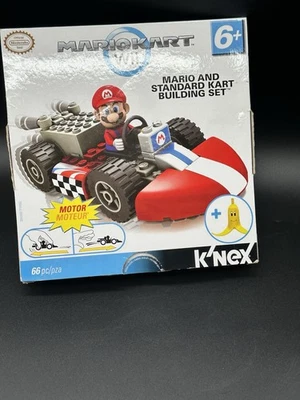 K’NEX MarioKart Nintendo Wii Mario And Standard Kart Building Set NIB - Image 1 of 4