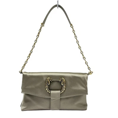 Auténtico bolso de hombro BVLGARI Leoni - beige satinado Foto 1 de 4