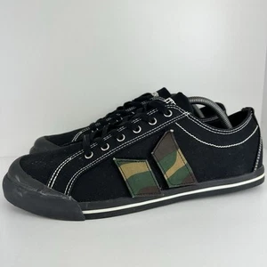 Macbeth Eliot Mens Size US 11 Black Canvas Camo Vegan Product Shoes Sneakers - Picture 1 of 10