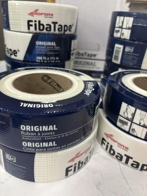 Case of 12 FibaTape Perfect Finish 1-7/8"x300' Self-Adhesive Mesh Drywall Tape - Image 1 of 3