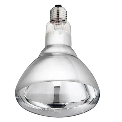 Infra Red Reflector Spotlight 150W ES Clear GE - Image 1 of 2