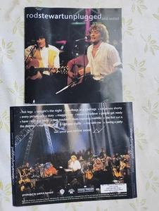 Unplugged & Seated by Rod Stewart CD Artwork Only Front And Back - Picture 1 of 1