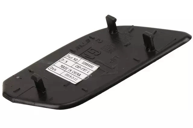 Tapa de acabado de perno de manija interior de puerta lateral del conductor negra GM Jet genuina 22886691 Foto 1 de 1