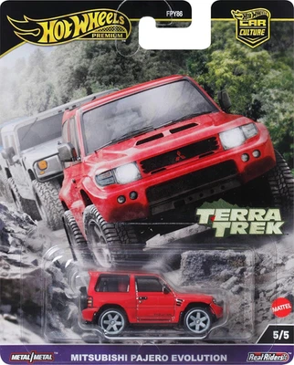 Hot Wheels Premium Mitsubishi Pajero Evolution Car Culture 1:64 Terra Trek  Foto 1 de 4