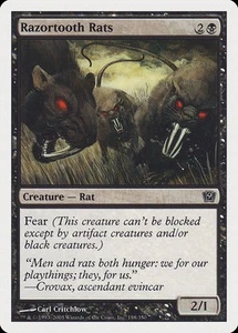 4x Ratas Razortooth - LP - 8ª/9ª Edición - SPARROW MAGIC - Magic The Gathering - Imagen 1 de 1