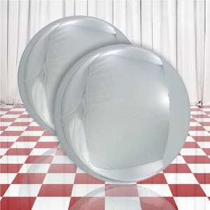 Front Chrome Center Caps for 2003-2019 Dodge RAM 3500 (QTY: Two) - Picture 1 of 3