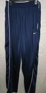 Nike Track Jogginghose seitliche Knöpfe, Herren Gr. Medium blau Y2K - Bild 1 von 9
