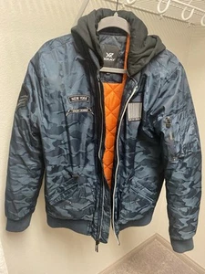 XRay Jeans Kapuzenjacke Navy Heavy Lining - Bild 1 von 5