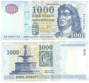 Hungary - 1000 Forint 2012 VF P. 197d Lemberg-Zp - Picture 1 of 1