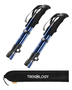 TREKOLOGY Wanderstöcke Aero Grade Aluminium Trekking- & Wanderstöcke - 2 Stück blau - Bild 1 von 9