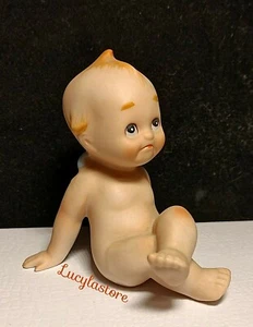 Mini muñeca Kewpie Wing vintage de porcelana bisque pintada a mano Japón - Imagen 1 de 12