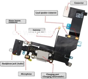 Apple iPhone Replacement Charging Port Assembly A-Stock High Quality TESTED QC - Picture 1 of 6