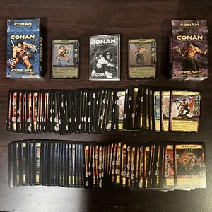 Conan CCG Kartenspiel fast komplettes Set 135/196 Karten keine doppelten mit seltener Folie - Bild 1 von 24