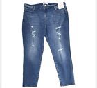 Nwt Abercrombie & Fitch Curve Love High Rise  Skinny Jeans Plus Sz 37/24S