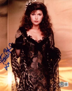 FINOLA HUGHES SIGNED 8x10 PHOTO ALL MY CHILDREN GENERAL HOSPITAL BECKETT BAS - Picture 1 of 2