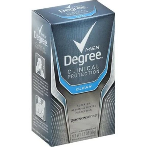 Degree Men Clean Clinical Antiperspirant Deodorant 72 Hour Long Lasting 1.7 oz - Picture 1 of 2