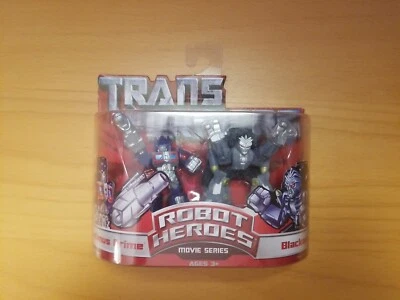 Transformers Robot Heroes Movie Series Optimus Prime And Blackout Action Figure - Image 1 of 4