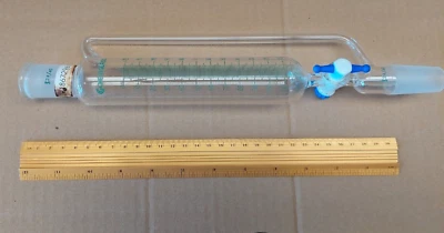 Embudo de adición de ecualización de presión de 125 ml embudo de caída graduado, con llave de paso Foto 1 de 4