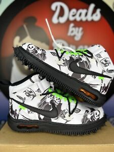 Size 9.5 - Nike Off-White x Air Force 1 Mid SP Grim Reaper - Brand New