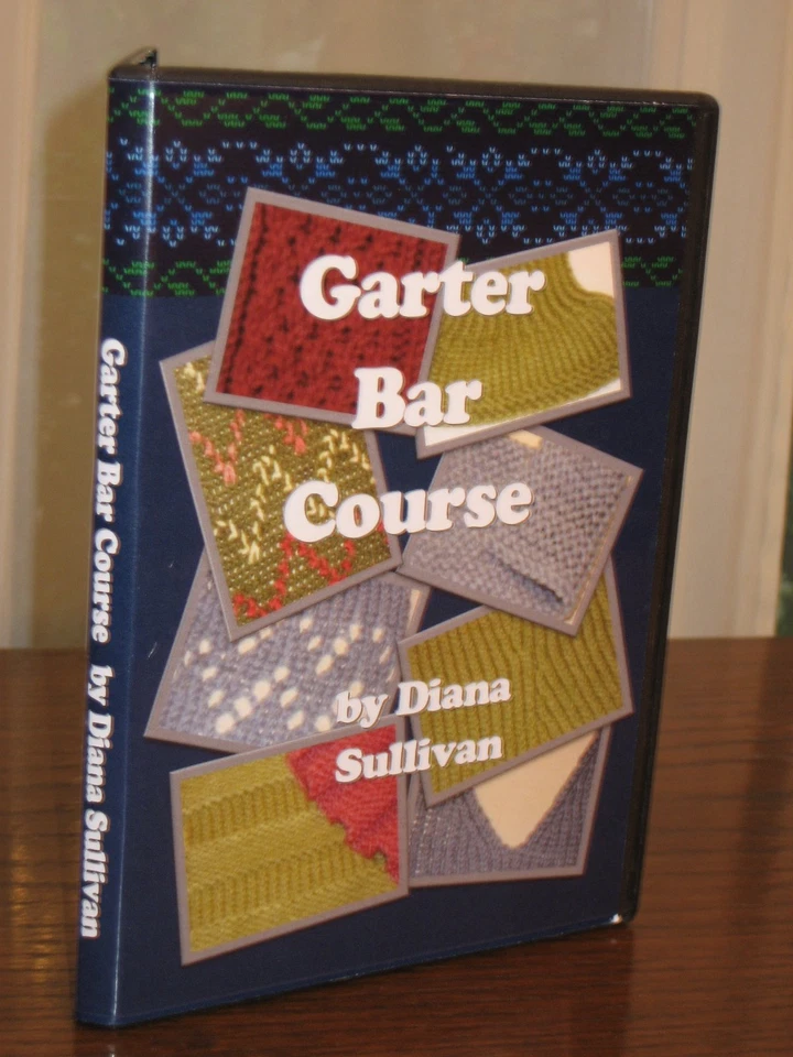 Garter Bar Video Course 2 DVD Set by Diana Sullivan for Machine Knitters - Image 1 of 4