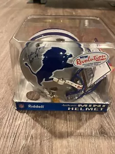 Yale Lary Detroit Lions HOF Signed Mini Helmet Tristar - Picture 1 of 4