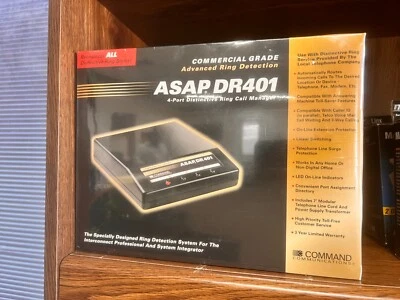 ASAP DR401 4-Port Distinctive Ring Call Manager NEW - Image 1 of 2
