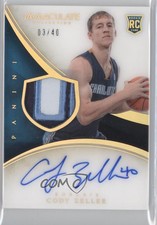 2013-14 Panini Immaculate Jersey Number /40 Cody Zeller RPA Rookie Patch Auto RC