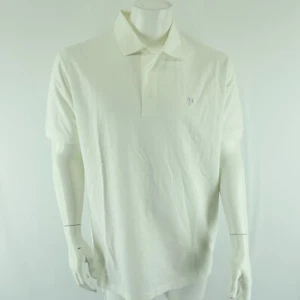 Purple Brand Short Sleeve Golf Polo Shirt Mens Large White Retail $190 - Picture 1 of 12