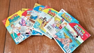 THE ARCHIE LIBRARY LOT OF 6 WORLD OF ARCHIE DOUBLE DIGEST COMIC BOOKS SET 7 - Picture 1 of 10