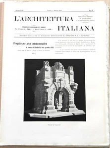 ARCHITETTURA ITALIANA 1924 VILLA LOMBARDI PALAZZOLO SULL'OGLIO POGGIOREALE - Imagen 1 de 1