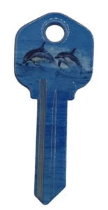 Dolphins House Key Blank - Keys - Dolphins - Locks - KW1 - FREE AU POST - Bild 1 von 4
