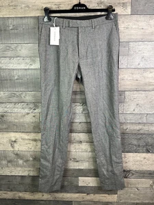 Pantalone donna Osman London taglia UK 10 12 grigio righe laterali elegante - Foto 1 di 13